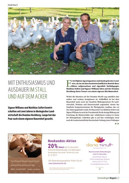 Emmendingen Magazin, Oktober 2017