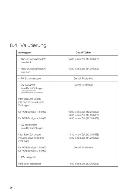 Rumänien, Stand 4/2009 (pdf, 190 kB) - Raiffeisen