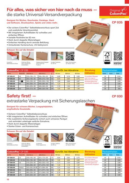 Schmidt Verpackungen Faltschachteln ColomPac_SP_Katalog_2017