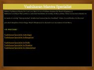 Vashikaran Mantra Specialist