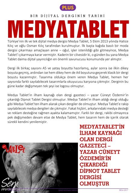 MEDYATABLET 2017 EKİM