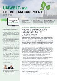 Umwelt- und Energiemangement Aktuell_21/17