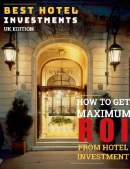 Get Maximum ROI from Hotel Investment