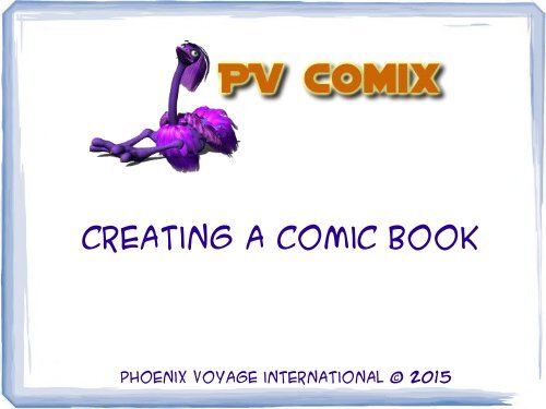 Creating a comic book