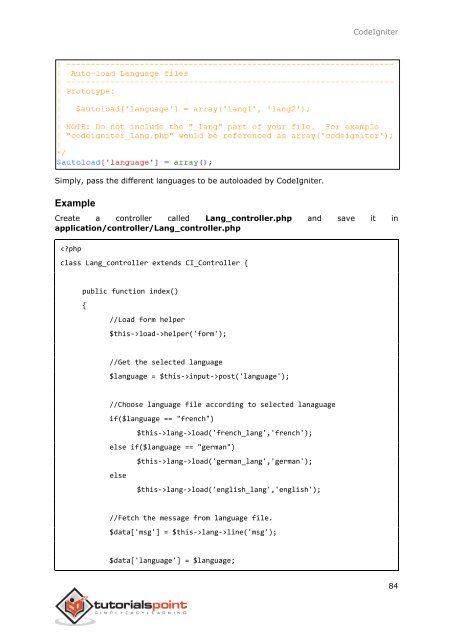 codeigniter_tutorial