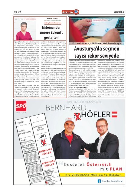 EUROPA JOURNAL - HABER AVRUPA OKTOBER 2017