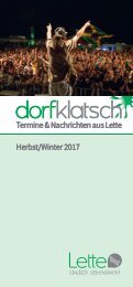 dorfklatsch - Herbst/Winter 2017