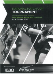 2017 Hatch Cup Programme