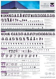 RP Technik A3 SYSTEM doors and Window profiles