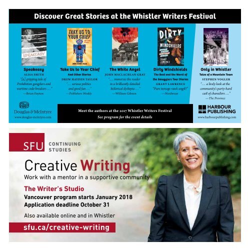 Whistler Writers Festival 2017 Program Guide 