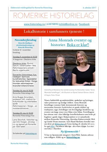 e-meldingsblad oktober 2017