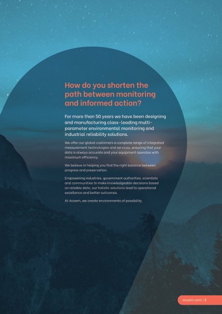 Acoem Environmental Monitoring Solution Snapshot brochure