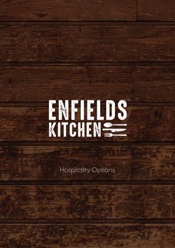 Enfields Kitchen Hospitality Brochure