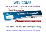 Verizon email customer care 1 877-363-0097 service number