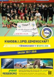 HSG WBW_Hallenheft_2017_2018