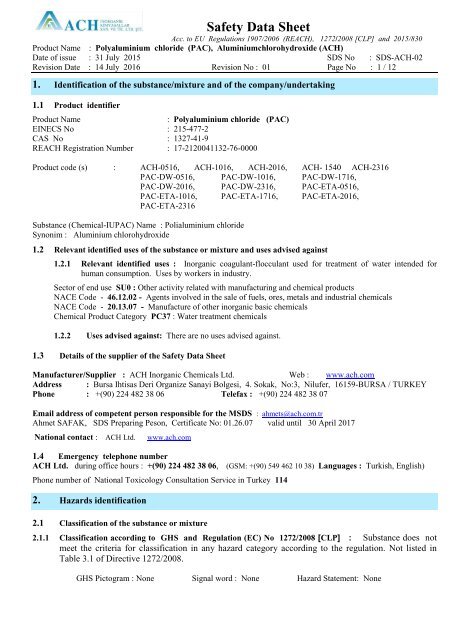 PAC MSDS EN