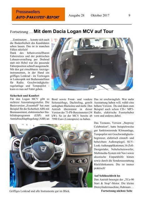 Clio im Auto-Praxistest-Report 28