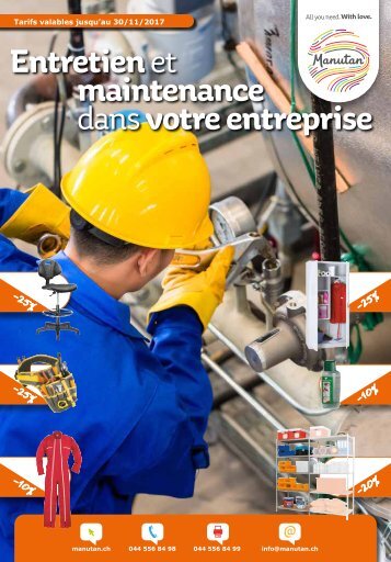 Entretien et maintenance dans votre entreprise