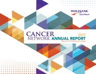 2017 WellStar Cancer Network Annual Report