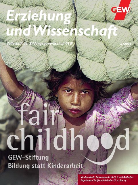 Zeitschrift der Bildungsgewerkschaft GEW 4/2011