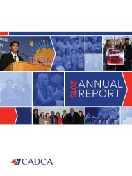 CADCA 2015 Annual Report