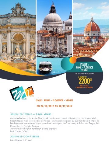 ROME FLORENCE VENISE 22 to 28-12-2017 V1