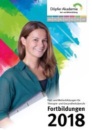 Döpfer Akademie Fortbildungskatalog 2018