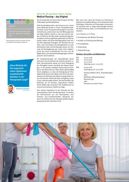 Döpfer Akademie Fortbildungskatalog 2018