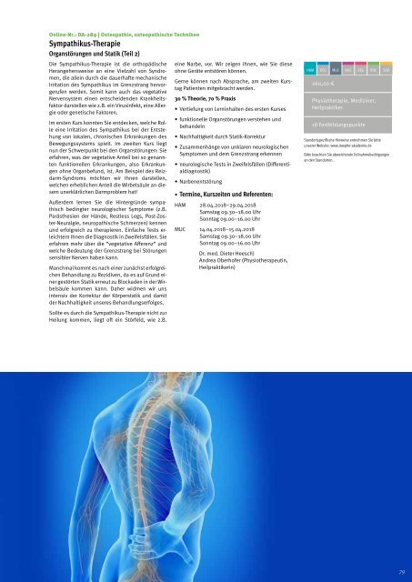 Döpfer Akademie Fortbildungskatalog 2018