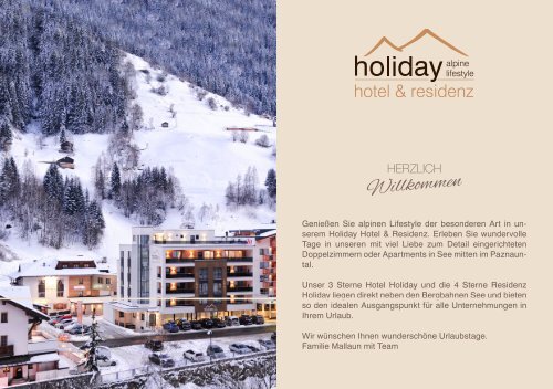 Hotel Holiday in See