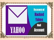 What are the steps to recover a Hacked Yahoo Account?