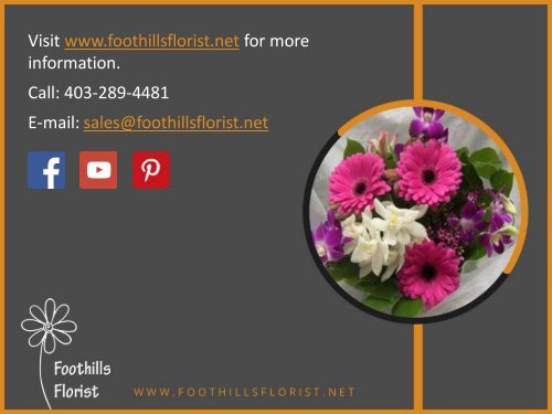 Calgary Florists - Floral Arrangement for Newborn Babies