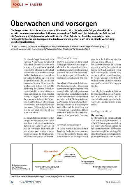 VSAO JOURNAL Nr. 5 - Oktober 2017