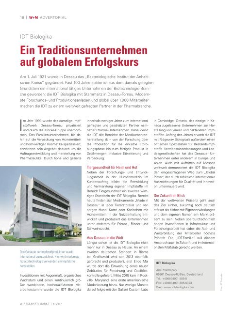 WIRTSCHAFT+MARKT 06/2017