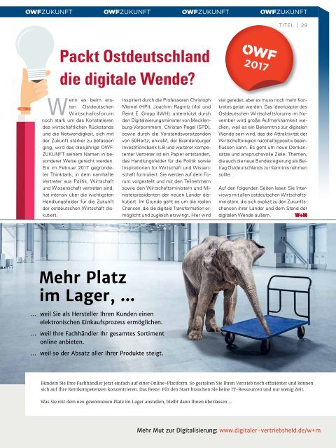 WIRTSCHAFT+MARKT 06/2017