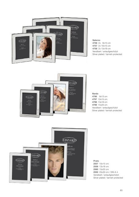 EDZARD Katalog - Catalogue 2018