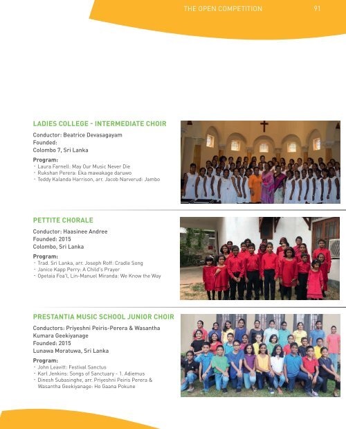 4th Asia Pacific Choir Games - ProgramBook