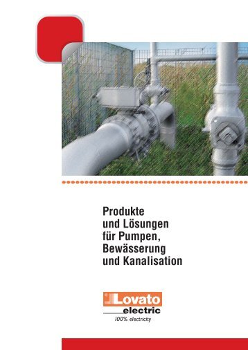 Lovato electric Pumpen, Bewässerung und Kanalisation