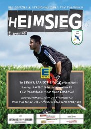 TSV Palmbach Saison 17-18 Heft 05