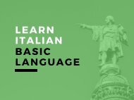 eBook Learn Italian Basic Language Free To Download