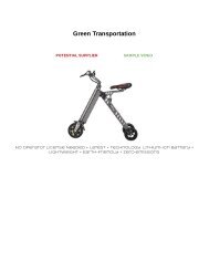 Green Transportation