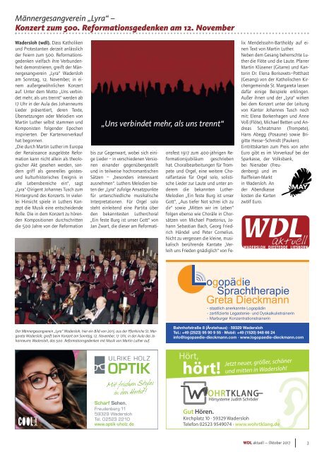 WDL-aktuell Oktober 2017