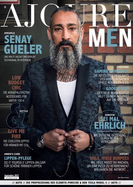 AJOURE´ Men Magazin September 2017