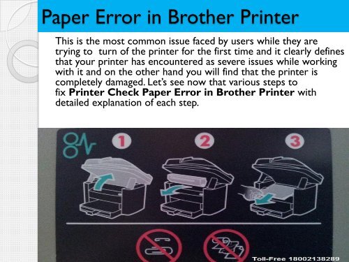 Fix Printer Check Paper Error in Brother Printer