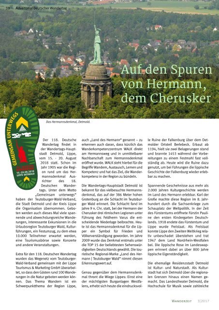 Wanderzeit, Ausgabe September 2017