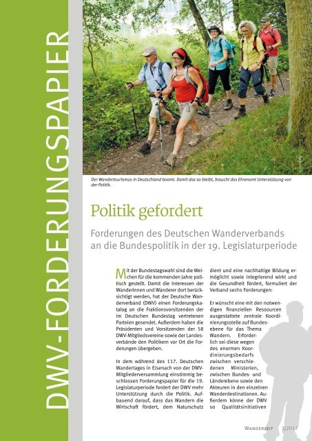 Wanderzeit, Ausgabe September 2017