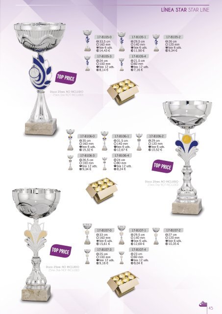 Catálogo de trofeos