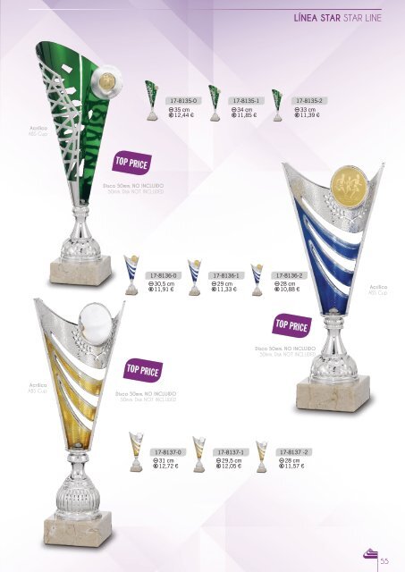 Catálogo de trofeos