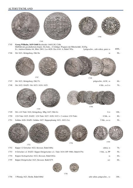 79. Auktion - Münzen & Medaillen - Emporium Hamburg