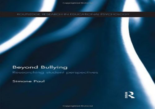 Beyond-Bullying-Researching-student-perspectives-Routledge-Research-in-Educational-Psychology